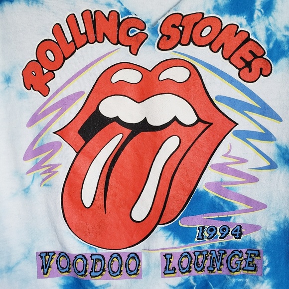 The Rolling Stones Distressed Tie Dye Graphic Tee - Picture 4 of 7